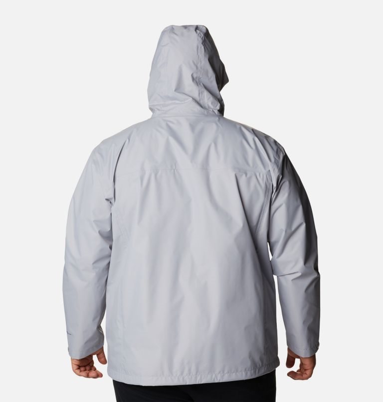 Men's Columbia Watertight II Rain Jackets Light Grey | Plus Size CA-XCLA4